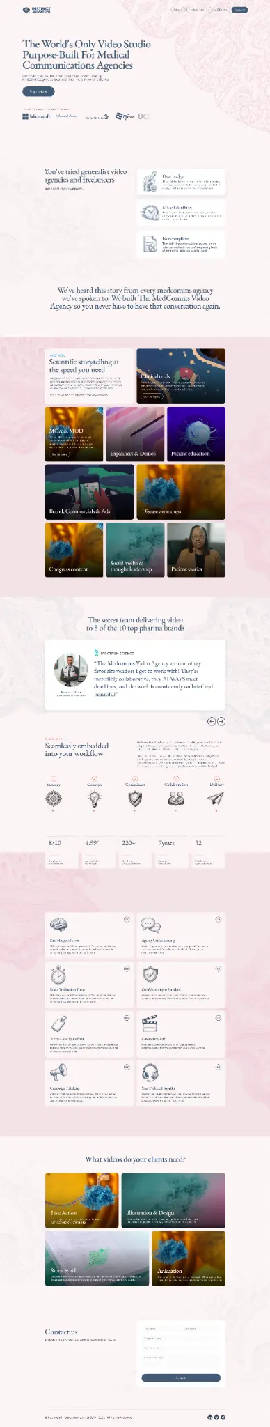 Creative Studio website design by Haxan