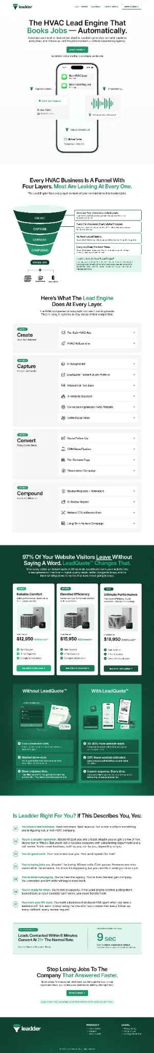 Growth Funnel website design by Haxan